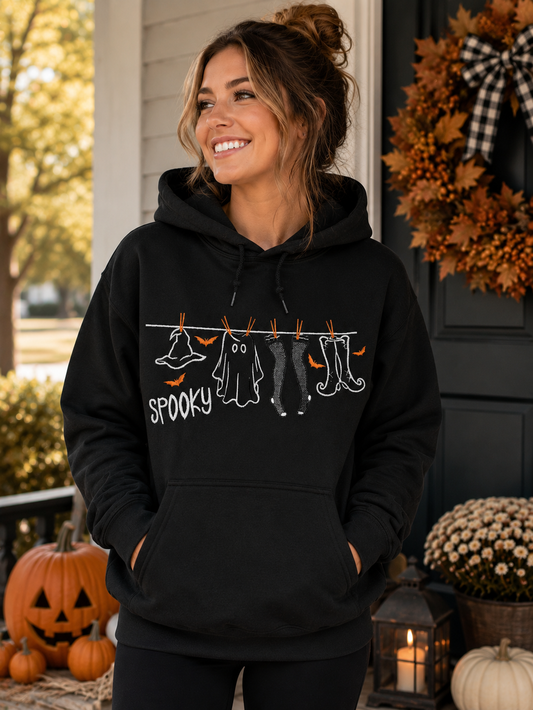 Spooky Clothesline Hoodie