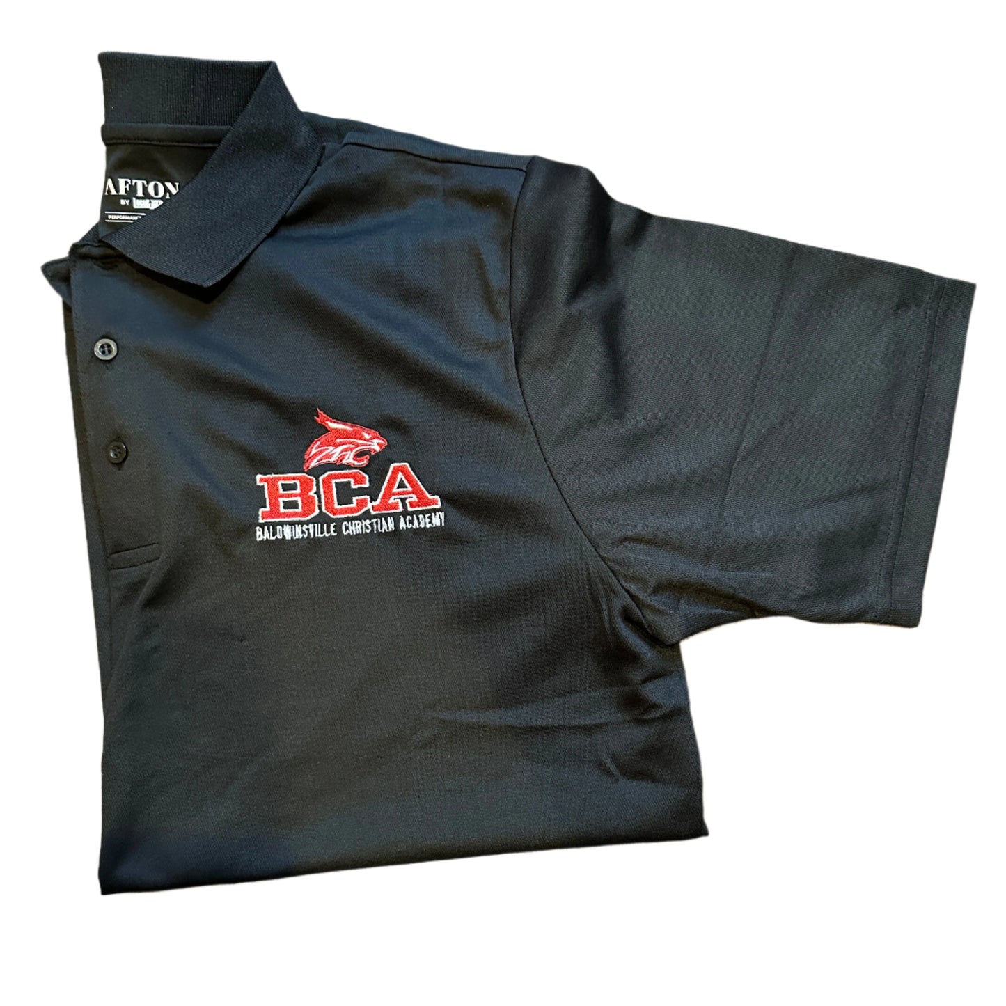 BCA Bobcat Men's Polo WITH PERSONALIZATION