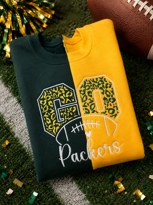 Football Split Crewneck