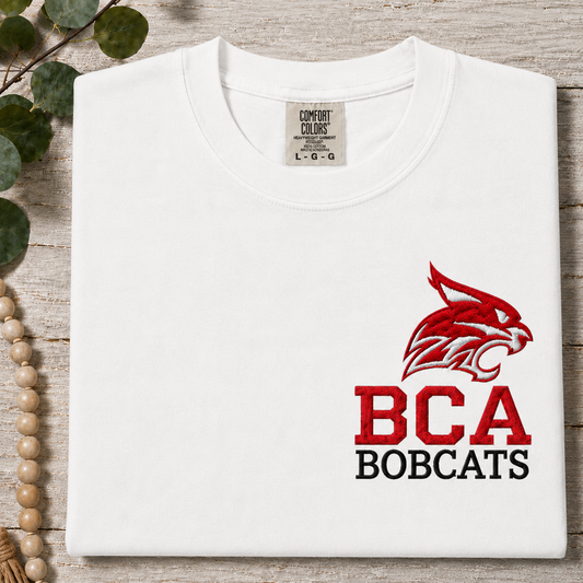BCA Bobcats Chest Design Tshirt