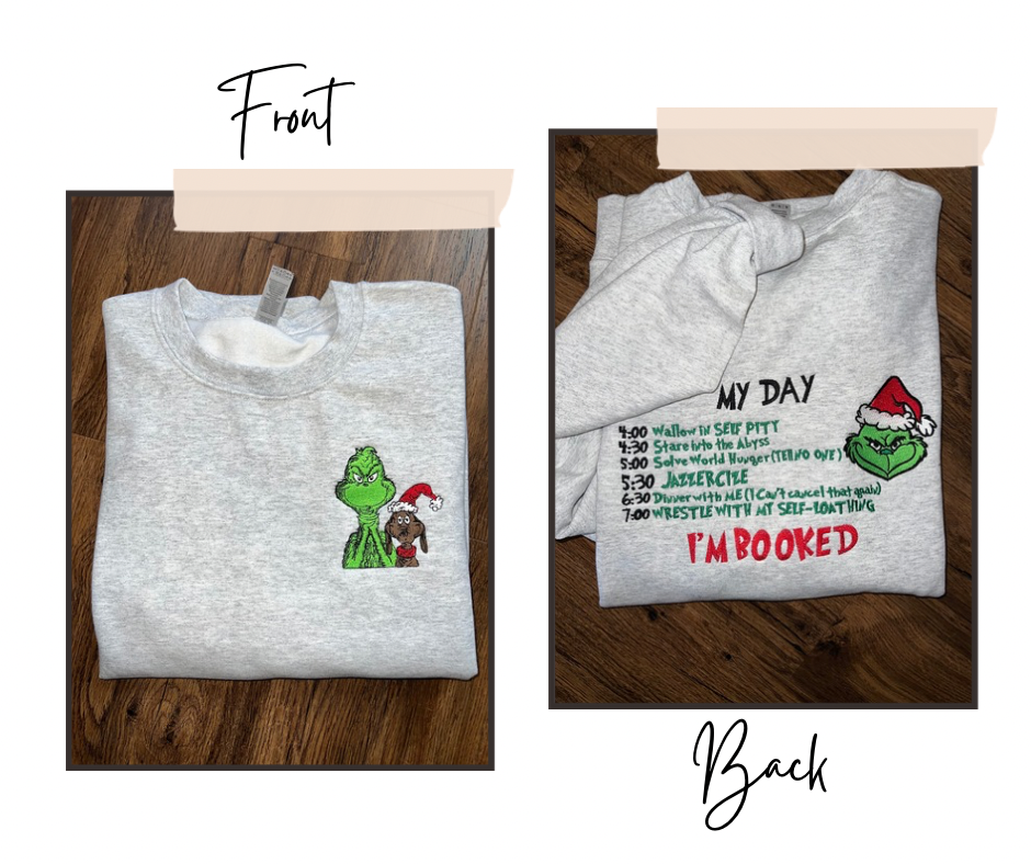 Grind "I'm Booked Crewneck"