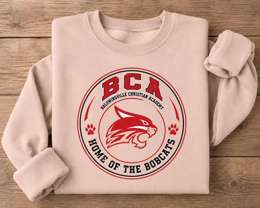BCA Home of the Bobcats Crewneck