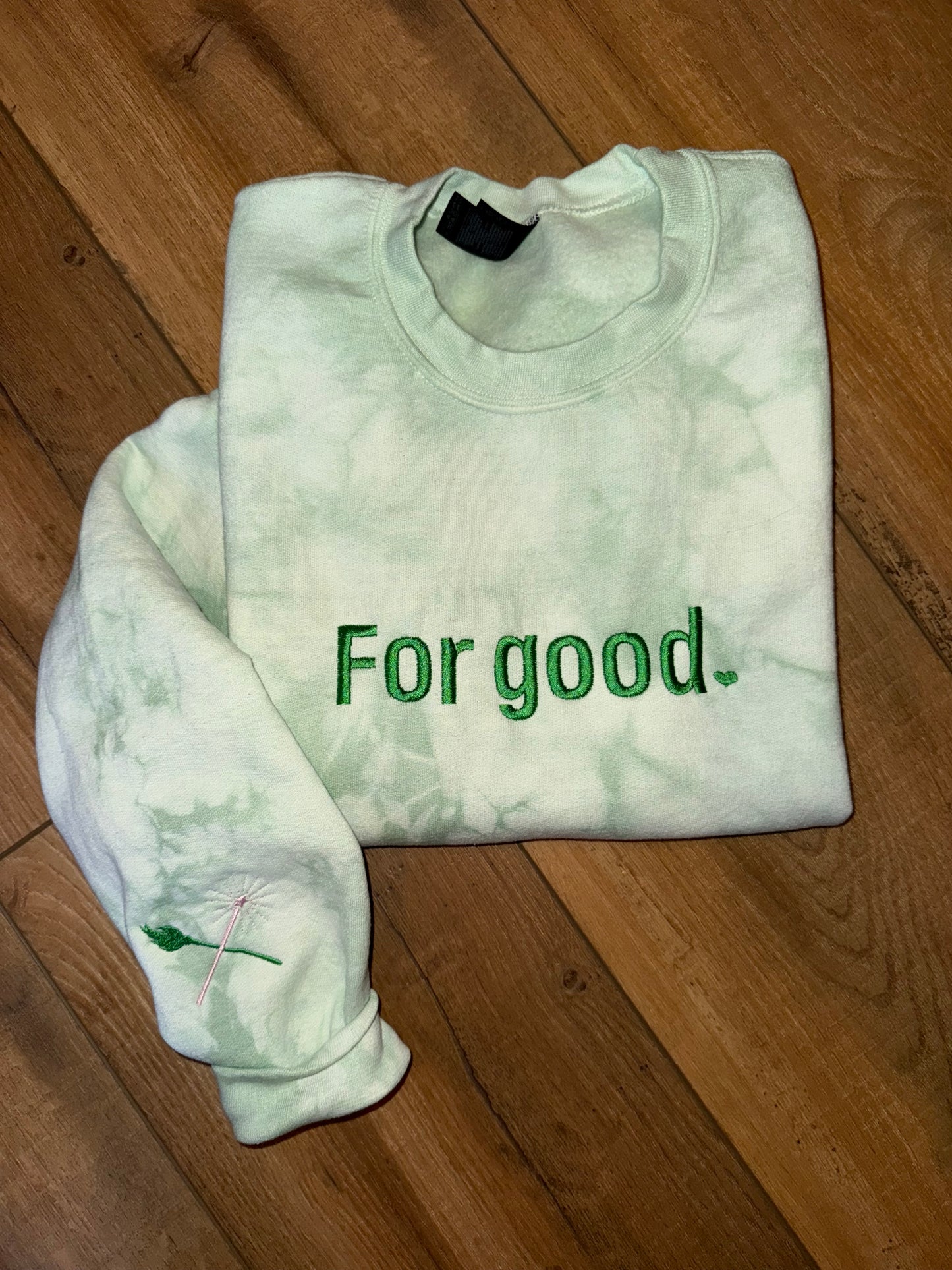 Tie Dye WICKED Changed For Good Crewneck