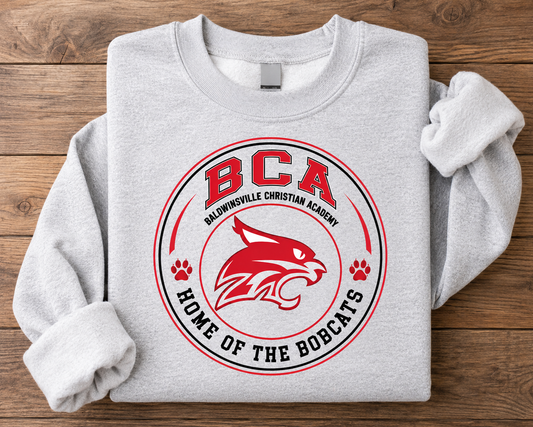 BCA Home of the Bobcats Crewneck