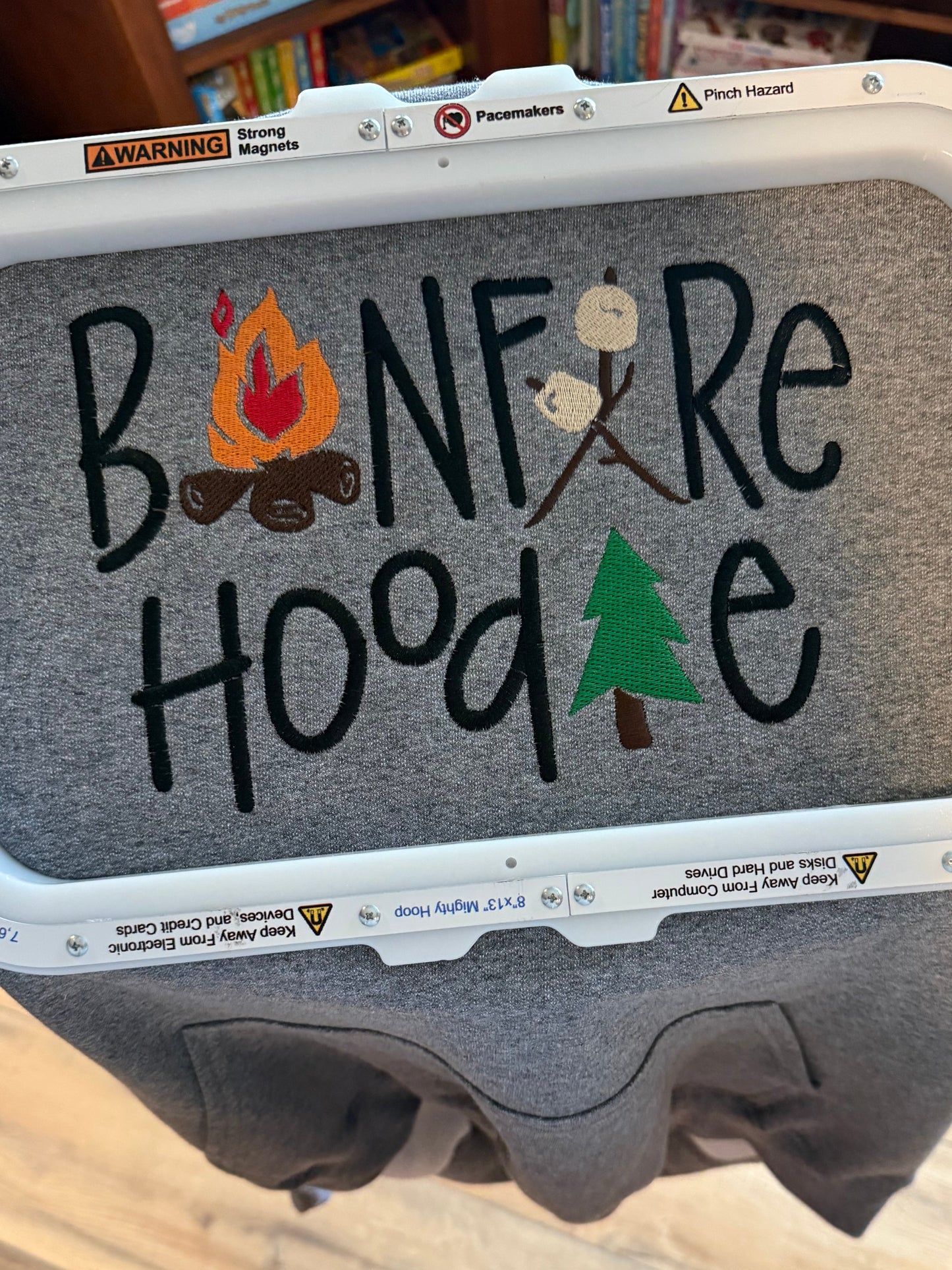 Bonfire Hoodie with Marshmallow Cut Out Sides
