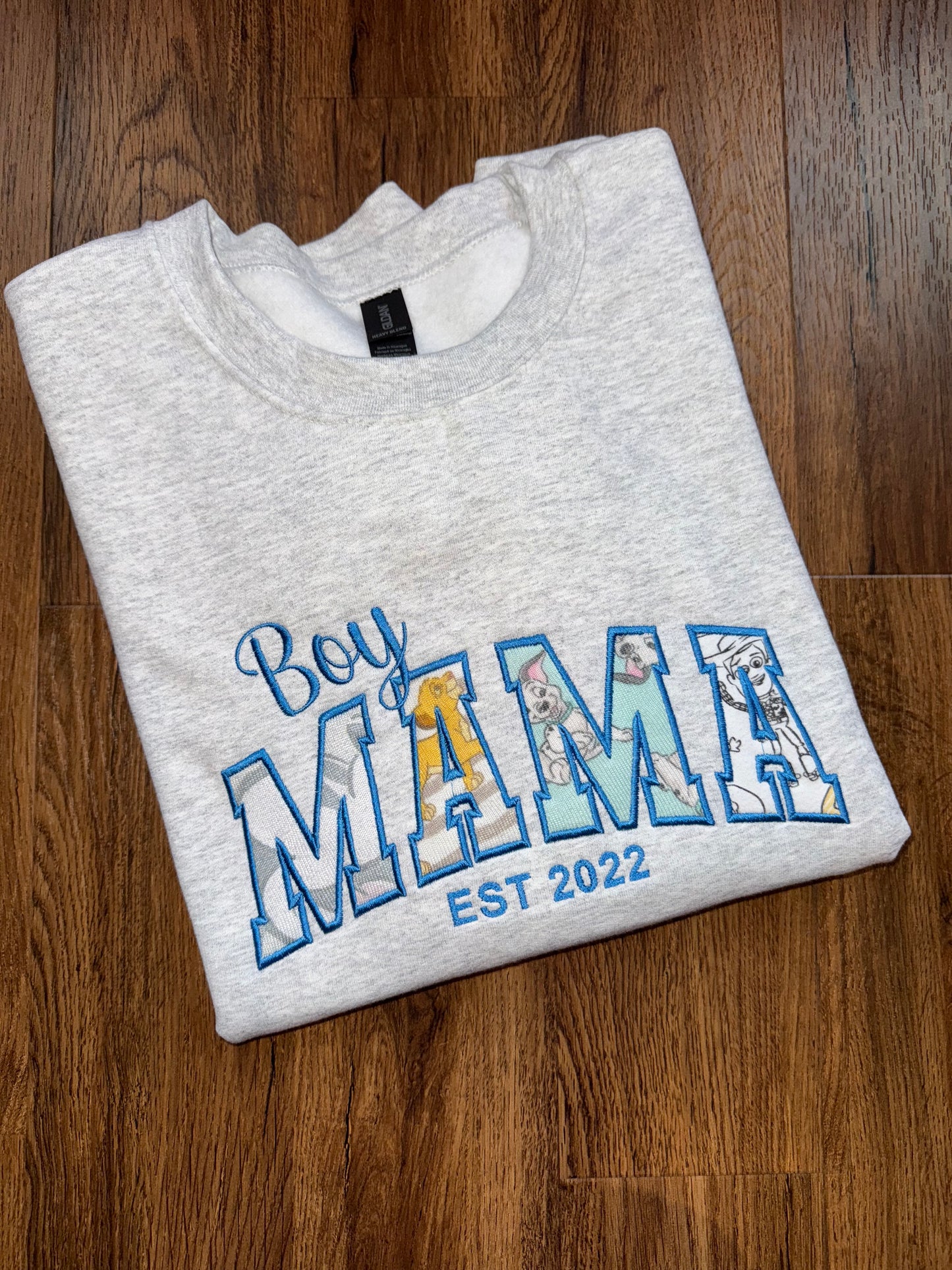 Boy MAMA Keepsake Crewneck