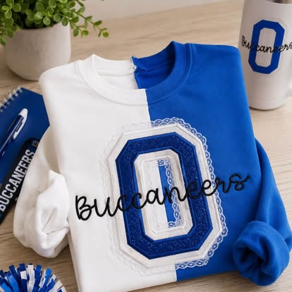 Oswego Buccaneers Split Crewneck