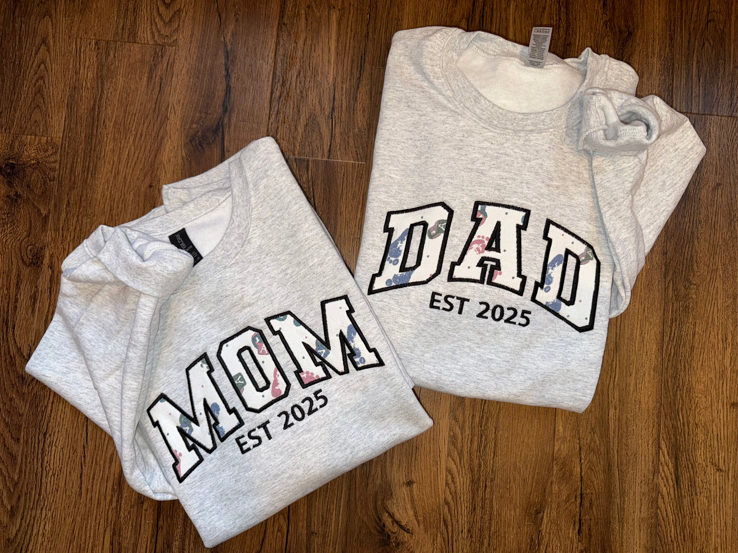 Established MAMA Keepsake Crewneck with Name on Sleeve