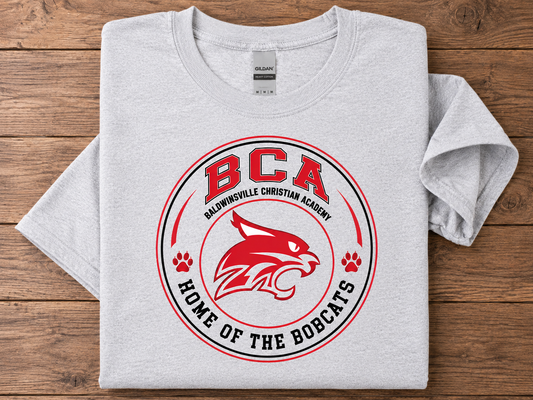 BCA Home of the Bobcats Tshirt