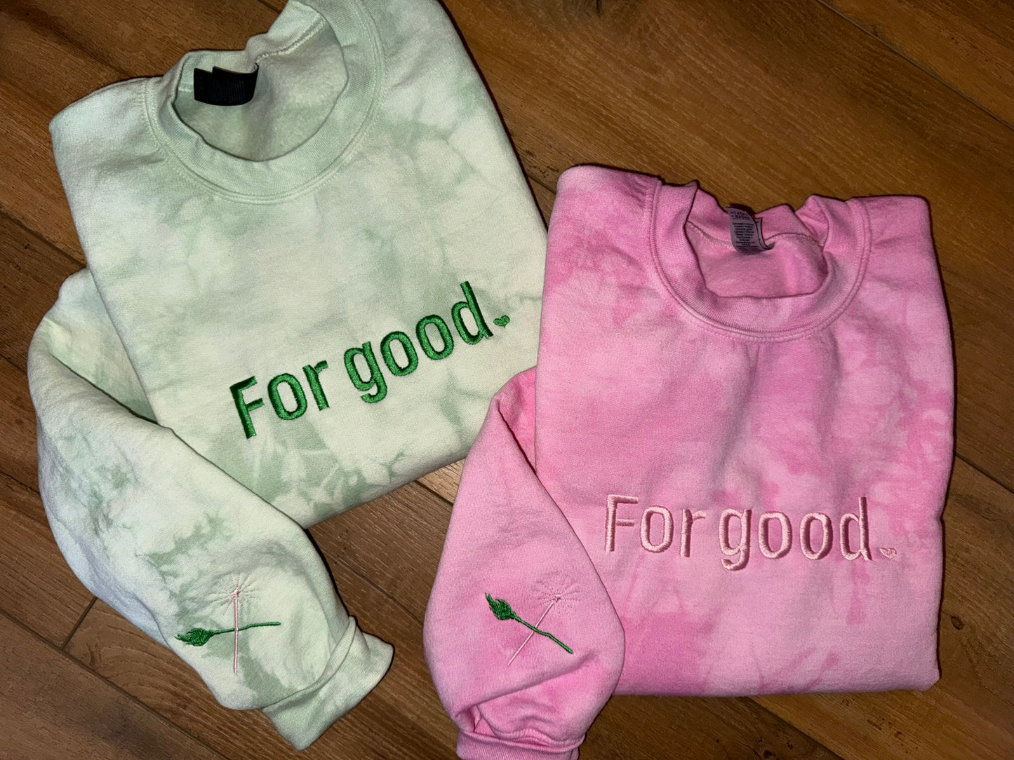 Tie Dye WICKED Changed For Good Crewneck