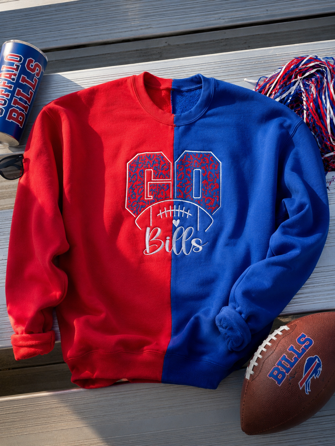 Bills Split Crewneck