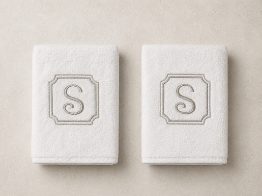 Monogramed Hand Towel