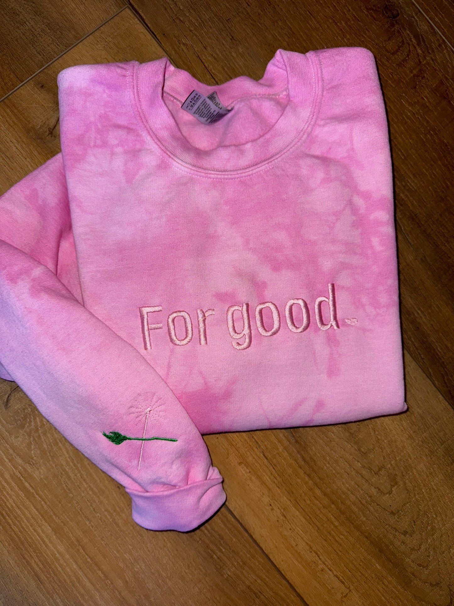 Tie Dye WICKED Changed For Good Crewneck