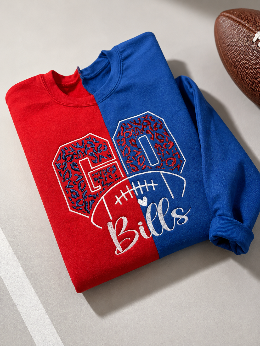 Bills Split Crewneck