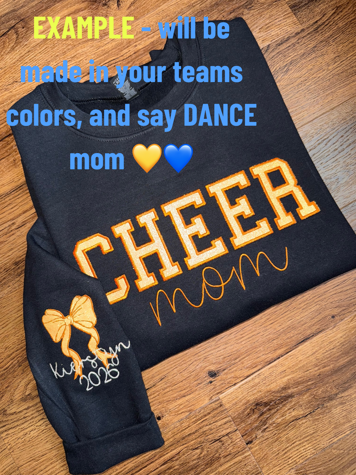 DANCE MAMA Custom Embroidered Crewneck