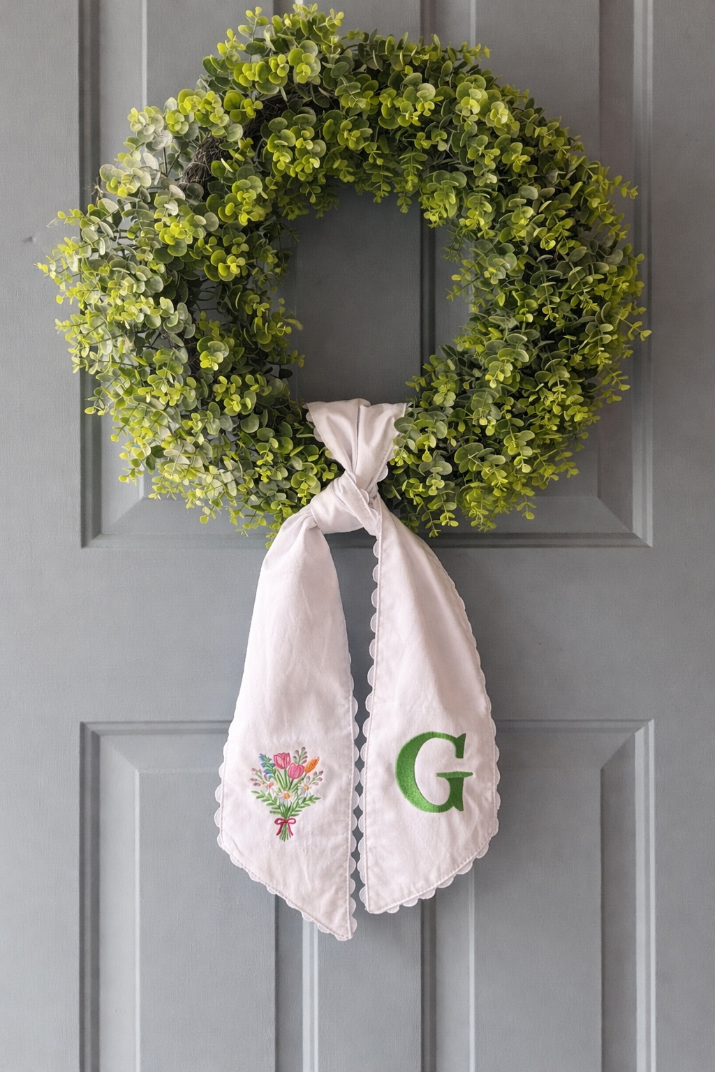 Floral Wreath Sash