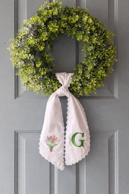Floral Wreath Sash