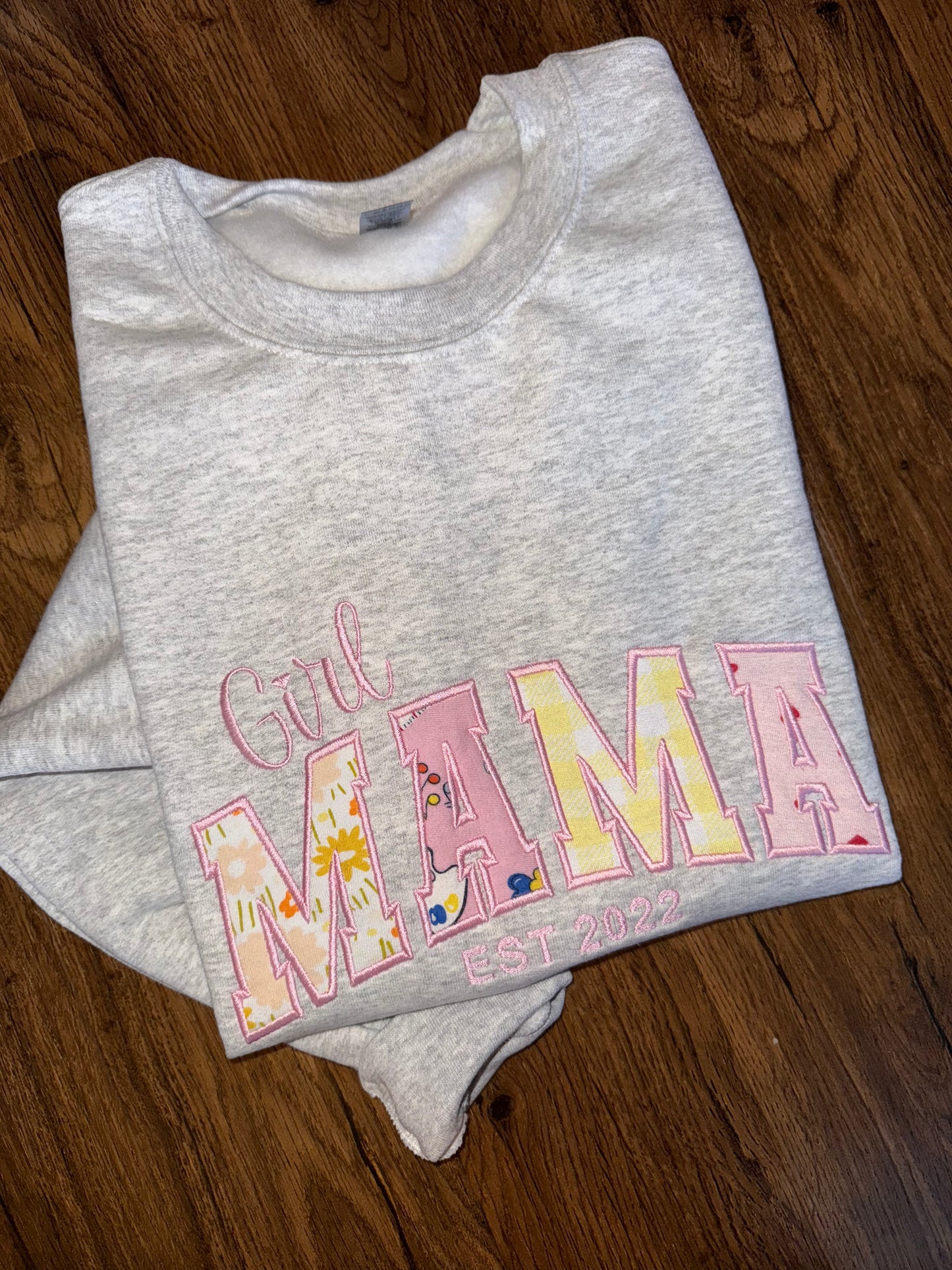 Girl MAMA Keepsake Crewneck