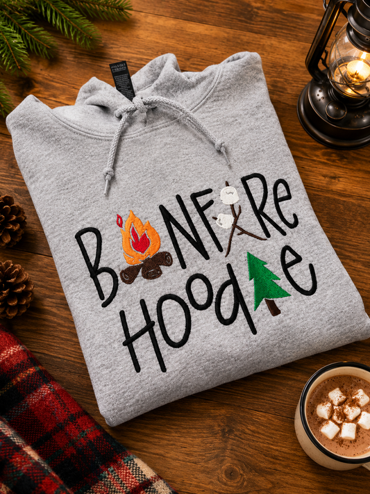 Bonfire Hoodie with Marshmallow Cut Out Sides