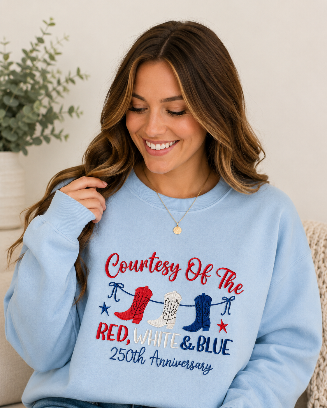 Courtesy of the Red, White & Blue Crewneck
