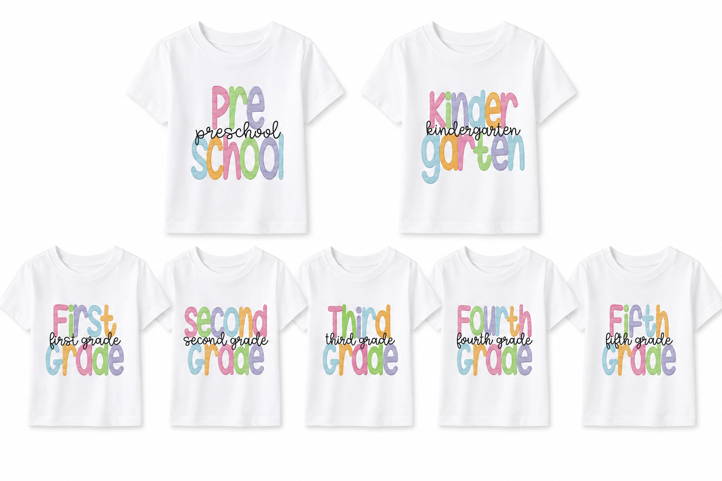 Back To School Grade Level Tshirt