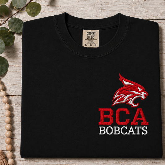BCA Bobcats Chest Design Tshirt
