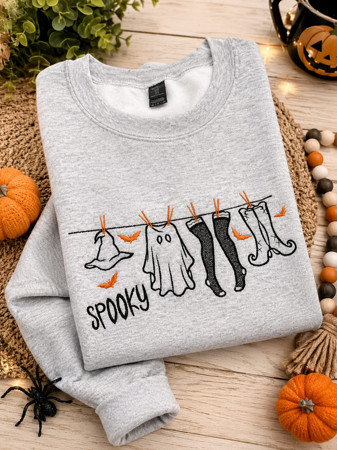 Spooky Clothesline Crewneck