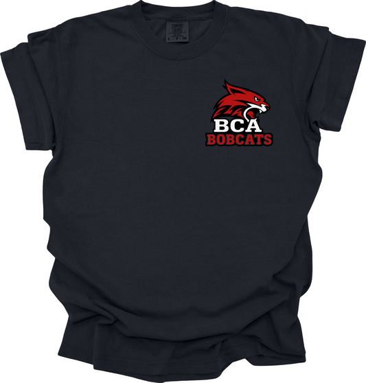 BCA Bobcats Chest Design Tshirt
