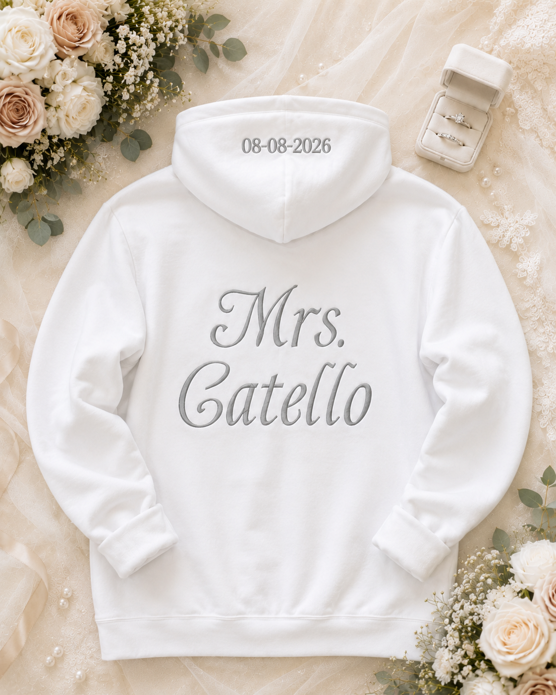 Bride Zip Up Hoodie