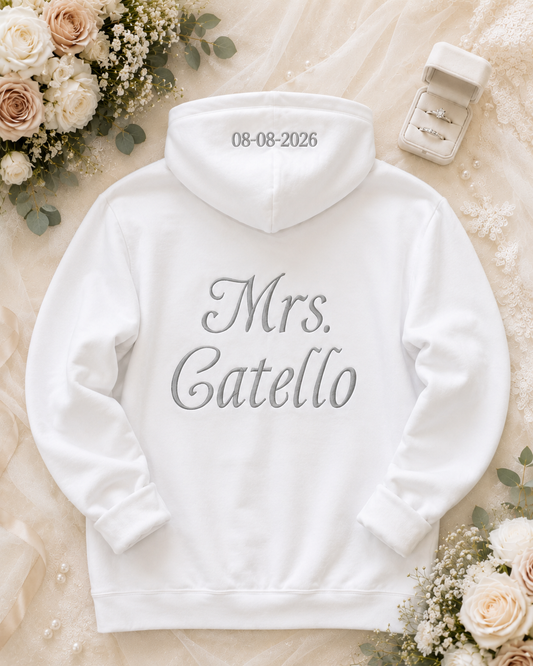 Bride Zip Up Hoodie