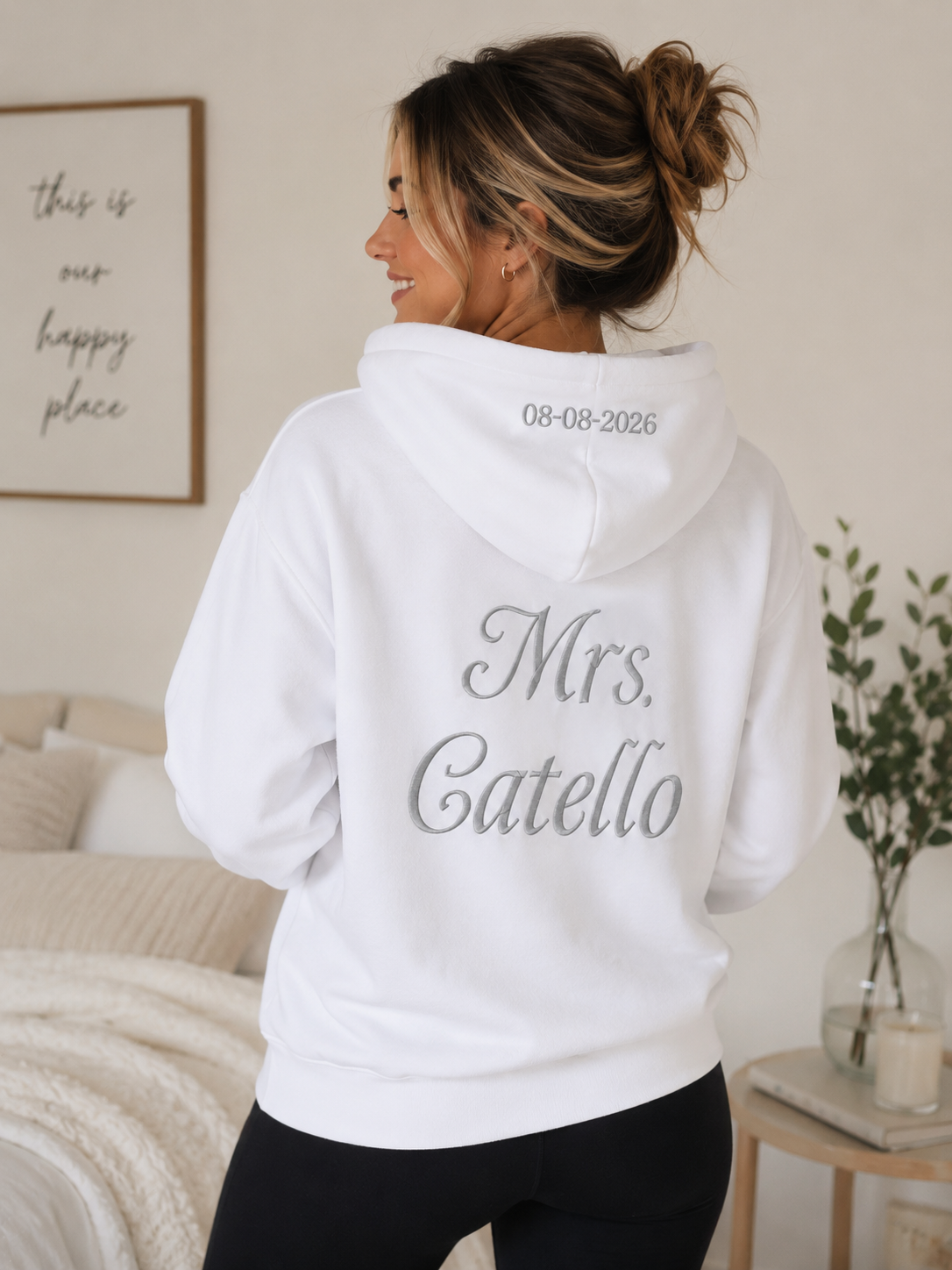 Bride Zip Up Hoodie